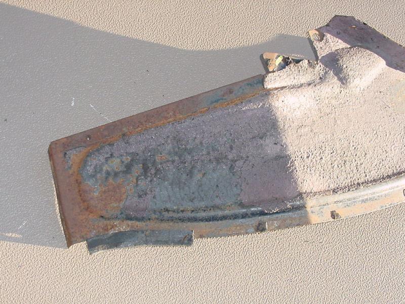 1953 1954 CHEVROLET 53 CHEVY 54 DRIVER LEFT FENDER LONG TIRE SPLASHPAN PANEL OEM, US $45.00, image 3