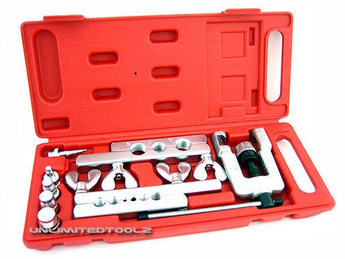 Pro flaring & swaging swage tool kit 1/8"-3/4" auto hvac diy hand too automotive