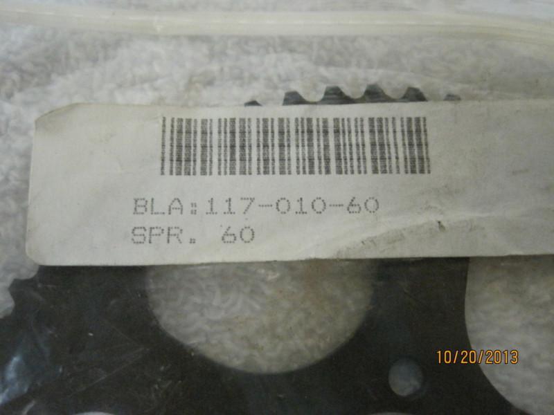 Blata 60 Tooth Sprocket part # 117-010-60 NOS, US $15.00, image 3