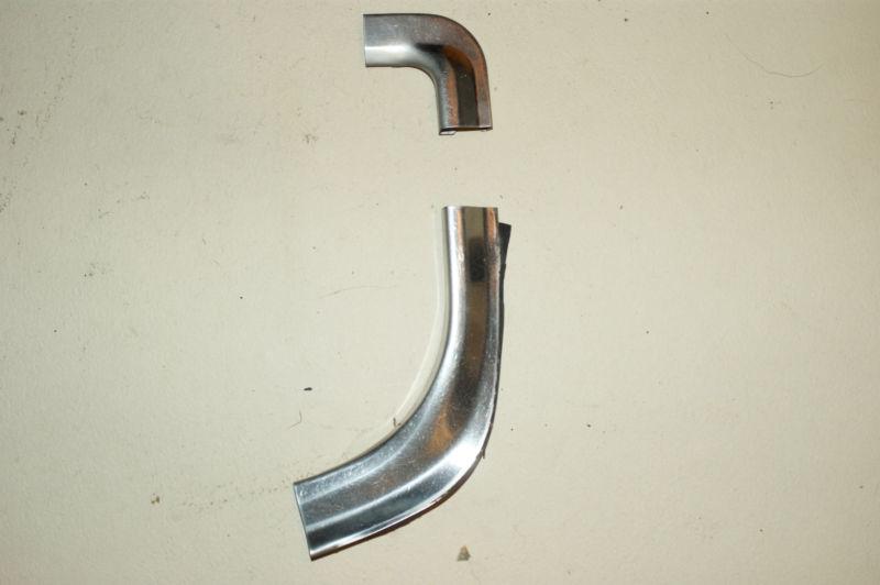 Toyota 4runner pickup windshield chrome trim corners drivers pair 86 87 88 89 