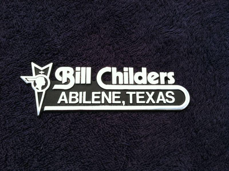 1946 1947 1948 1949 1950 1951 1952 1953 1954 1955 1956 pontiac dealer emblem tag