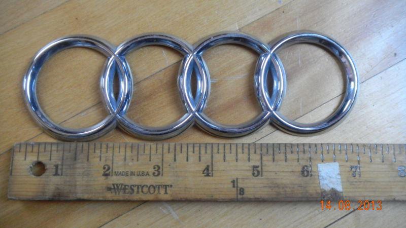 Audi genuine trunk rear emblem badge ornament symbol