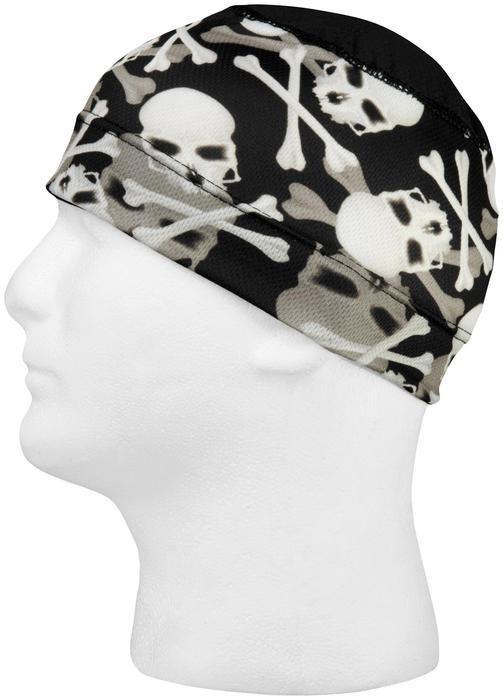 Schampa technical wear motorcycle stretch skullies skull and crossbones