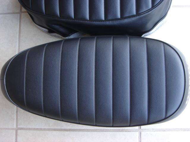 HONDA CT70 TRAIL70 1969 TO 1971 REPLACEMENT SEAT COVER SILVER DYED LOGO, US $22.00, image 4