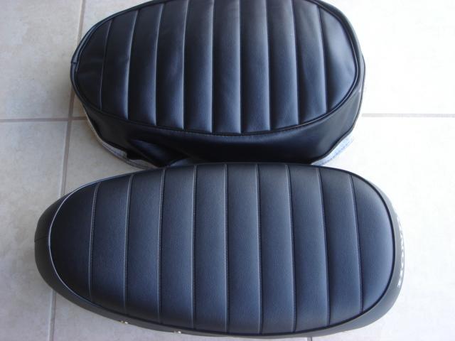 HONDA CT70 TRAIL70 1969 TO 1971 REPLACEMENT SEAT COVER SILVER DYED LOGO, US $22.00, image 6