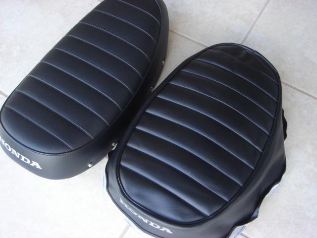 HONDA CT70 TRAIL70 1969 TO 1971 REPLACEMENT SEAT COVER SILVER DYED LOGO, US $22.00, image 7