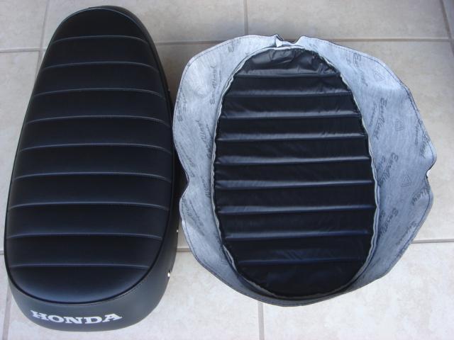HONDA CT70 TRAIL70 1969 TO 1971 REPLACEMENT SEAT COVER SILVER DYED LOGO, US $22.00, image 8