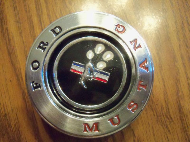 1965-66 FORD MUSTANG STEERING WHEEL CENTER CAP! NEW!!, US $44.50, image 2