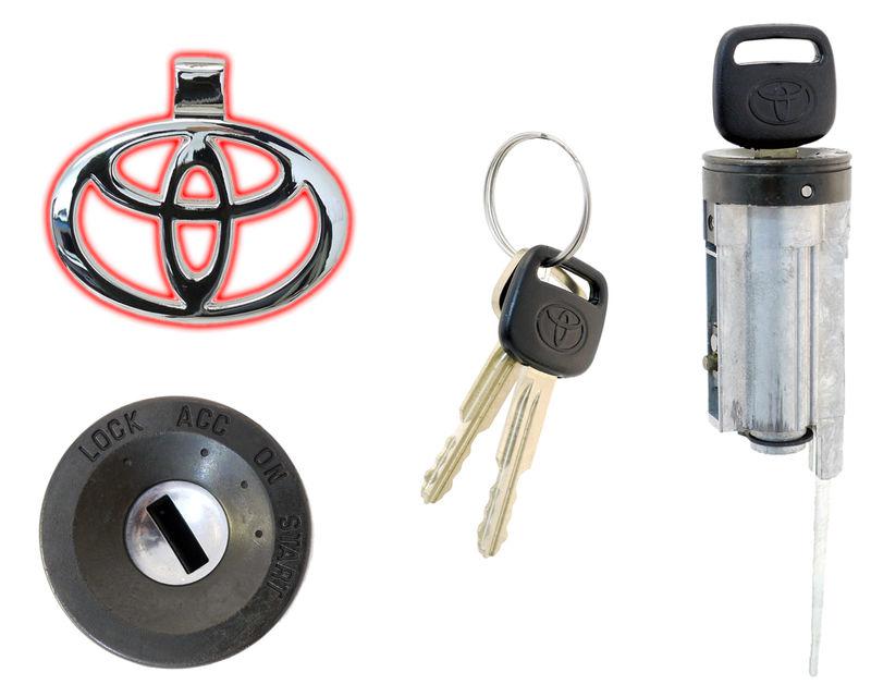 Toyota corolla wagon 93-97 w/tilt wheel - ignition lock cylinder w/2 new keys