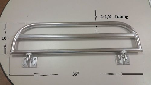 Boat aluminum folding foot rest