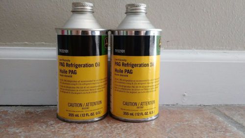 Two (2) john deere pag refrigeration oil (ty22101)