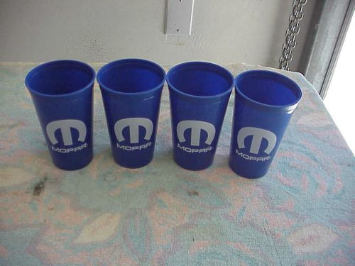 Mopar plastic tumblers 12 ounce set of 4