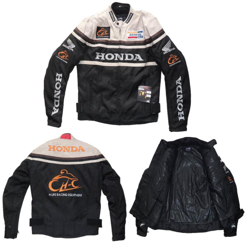 Hj001 honda motorcycle jacket, racing team jacket, motorbikers jacket m-xxxl