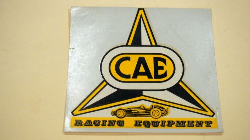 Vintage cae sprint car yellow water decal culbert automotive engineering nos