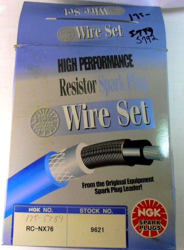 Ngk rc-nx76 (9621) resistor spark plug wire set