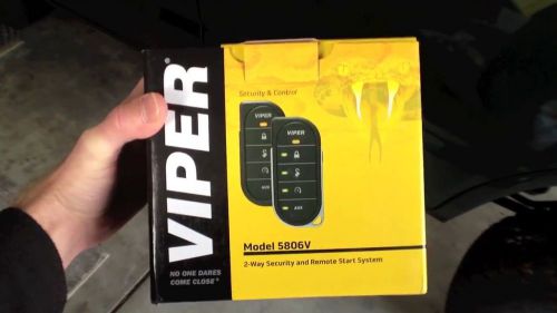 Viper 5806v 2-way security / remote start / keyless entry / trunk rel/smartstart