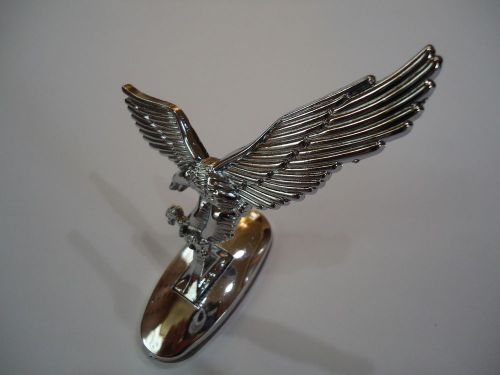 Car hood motorcycle wheel arcs stand eagle decal badge decorative  metal chrome