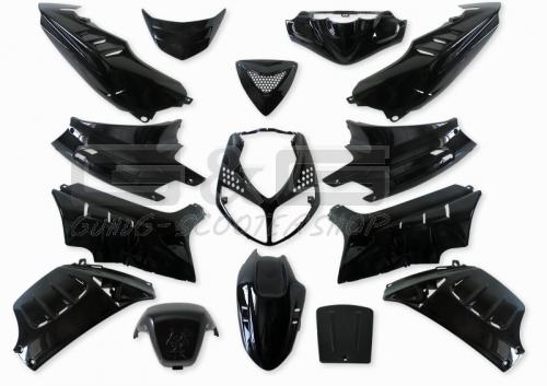 Panels panel set 15 pieces black-metal color for peugeot speedfight