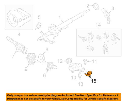 Subaru oem 14-15 xv crosstrek anti-theft-antenna 88216fj003
