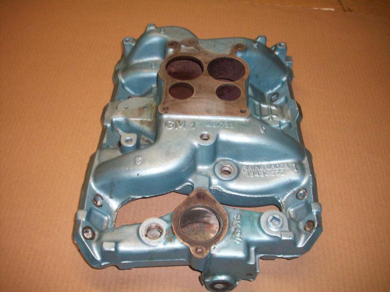 71 pontiac factory 4 bbl intake manifold cast code - 481733