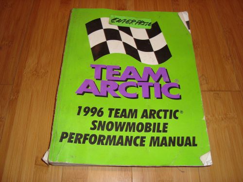 Arctic cat 1996 snowmobile performance manual