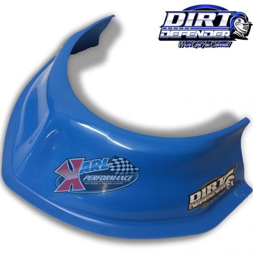 Dirt defender vortex hood scoop light blue| late model imca dirt| #10320