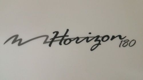 Pair of oem black horizon 180 boat marine stickers decals graphics four winns