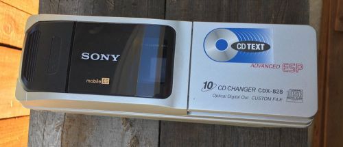Sony cdx-828 mobile audio cd changer + deck
