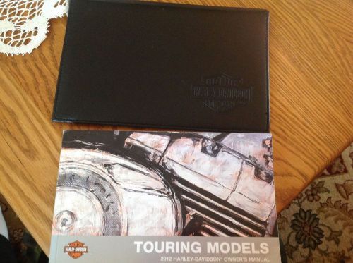 12 2012 harley touring owners manual electra road street ultra + new hd cover