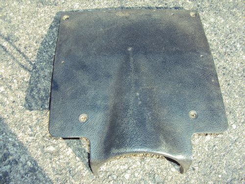 Ss chevelle el camino monte carlo black steering wheel column under dash cover