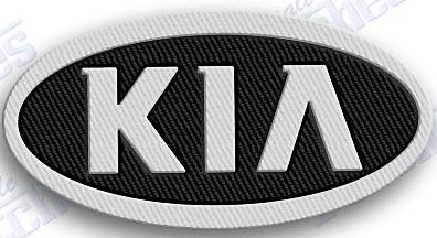 Kia   iron on embroidery patch 2.3 x 1.7&#034; embroidered patches auto car suv