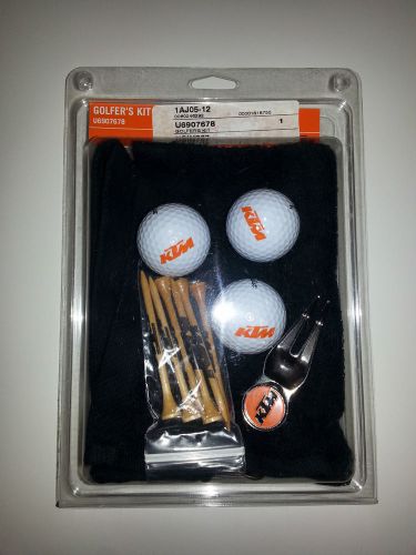 Ktm golfer&#039;s balls, tees &amp; towel kit