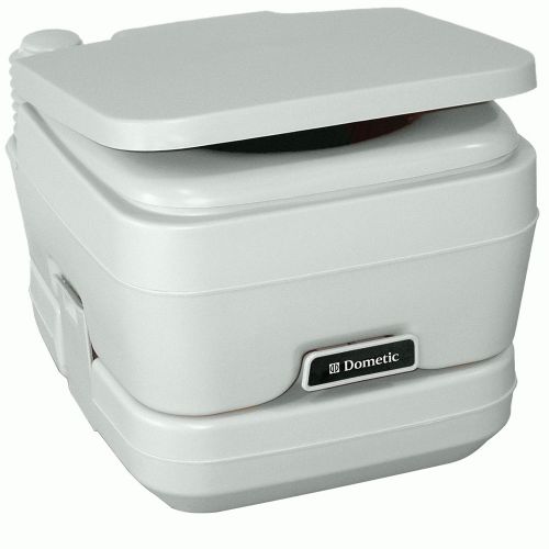 New dometic 311096406 - 964 portable toilet 2.5 gallon platinum
