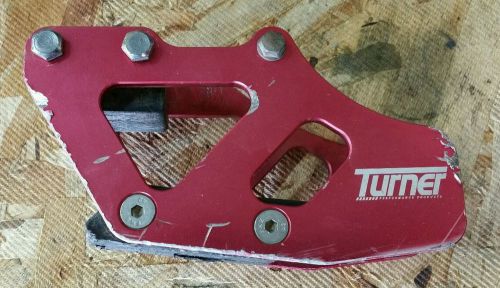 Turner performance products rear chain guide block red cr 125 250 1990 - 2001