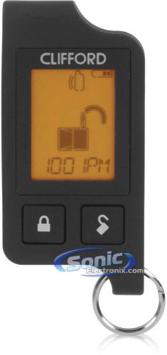 Clifford 7756x replacement 2-way supercode remote transmitter with lcd screen