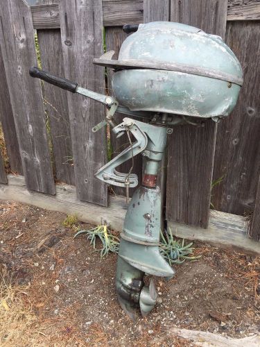 Vintage johnson seahorse td-20 outboard motor c. 1948