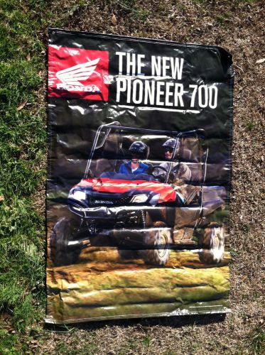 Honda pioneer 700 banner huge 71" x 47" ( 5' 11" x 3' 11") ranch shop garage
