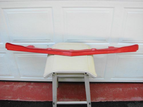 74 pontiac trans am sd super duty nos gm front spoiler molded in buccaneer red