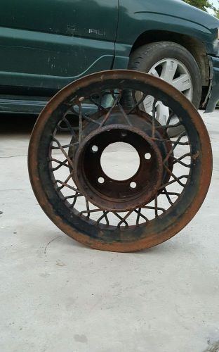 Kelsey hayes 18&#034; 40 bent spoke wire wheel no reserve hot rat rod