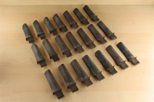 Lot of (21) 3" turbine blades