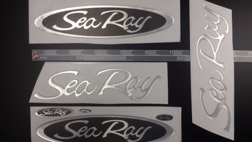 Sea ray boat emblem stickers set - adesivi barca - pegatinas barcos