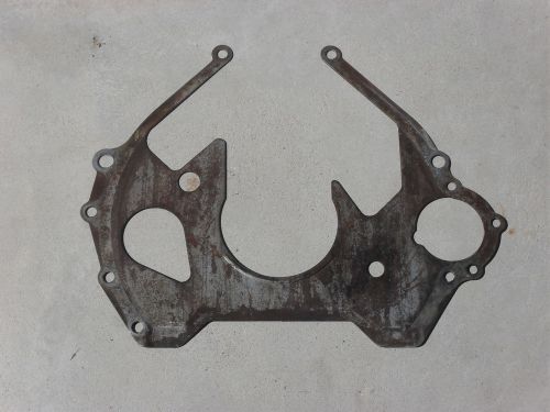97 4.6l mustang gt v8 auto engine back spacer plate f65e-6a373-ea