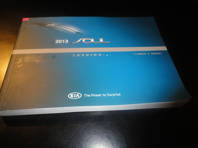 Find 2013 KIA SOUL OWNERS MANUAL in Howell, New Jersey, US, for US 16.45