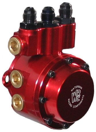 New waterman fuel pump w/ 3 port manifold,wrc sprint car gear,midget,racing,.700