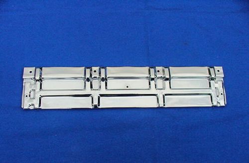 Radiator support panel 73 - 80 chevrolet or gmc w/ automatic chrome +  bolts