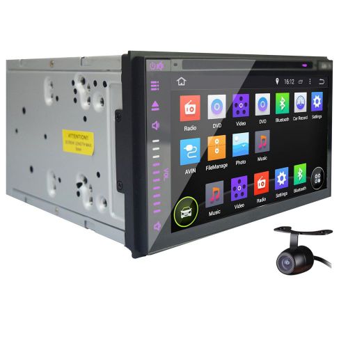 Pure android 4.4 os 2 din 7" car stereo dvd cd gps radio 3g wifi ipod bt+camera