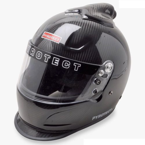Sa2015 pyrotect carbon fiber duckbill pro airflow top forced air helmet