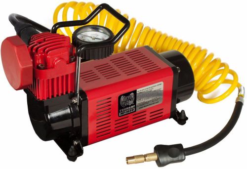 Masterflow mf-1050 air compressor powerful 12 volt motor inflates tires quickly