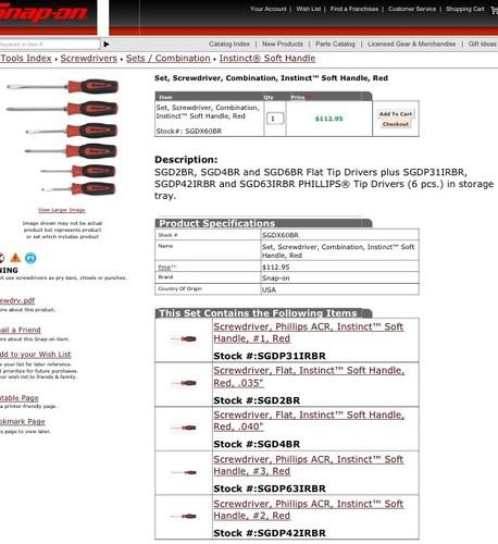 snap-on screwdriver set, US $0.99, image 3