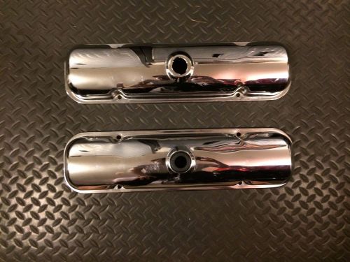 Pontiac chrome valve covers h.o. w-72 style